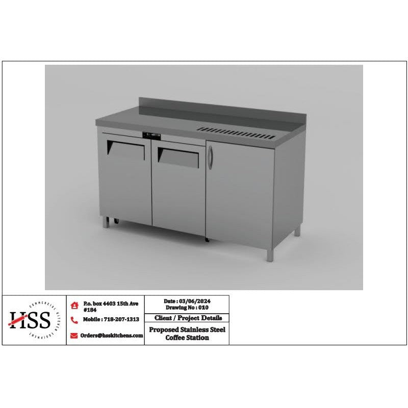 1 ea COFFEE STATION Model No. CUSTOM CS4