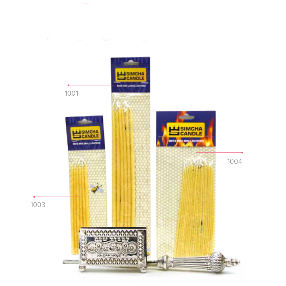 LARGE BEES WAX LIGHTERS 12 X6 PIECES