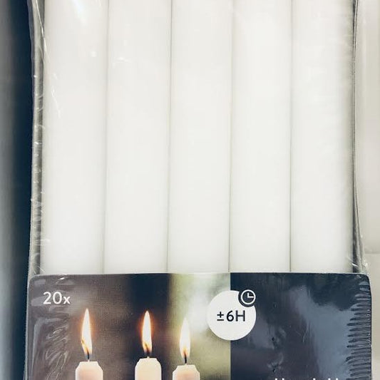 Spass 6 hr.Paraffin Candles 10X20pk