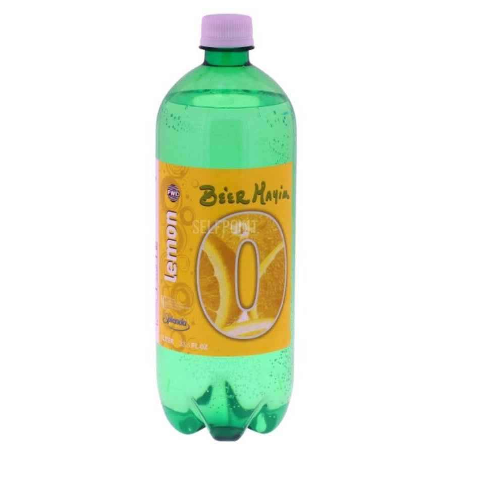 1 Liter Lemon Zero Soda case