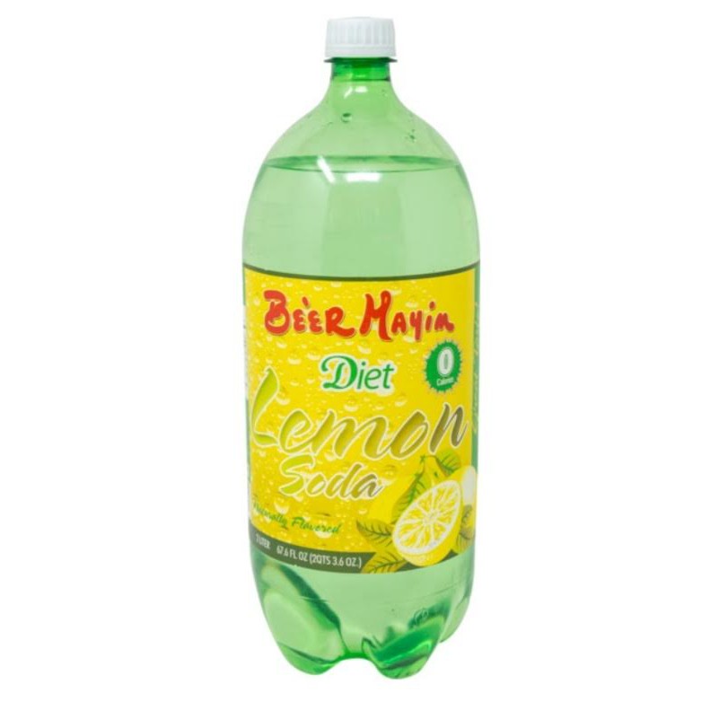 2 Liter DIET Lemon Soda 6/cs