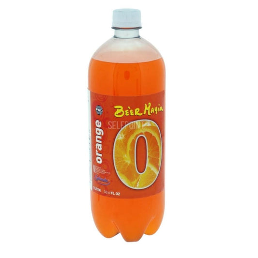 1 Liter Orange Zero Soda case