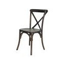 Chair - Lucca X Back Wood - Antique  (4/Box)