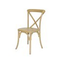 Chair - Lucca X Back Wood - Natural (4/Box)