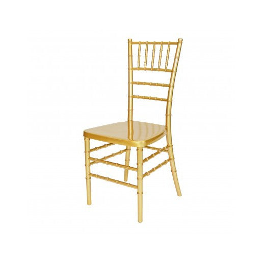 Chair - Chiavari Resin/Metal - Gold (4/Box)