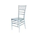 Chair - Chiavari Resin/Metal - Silver (4/Box)