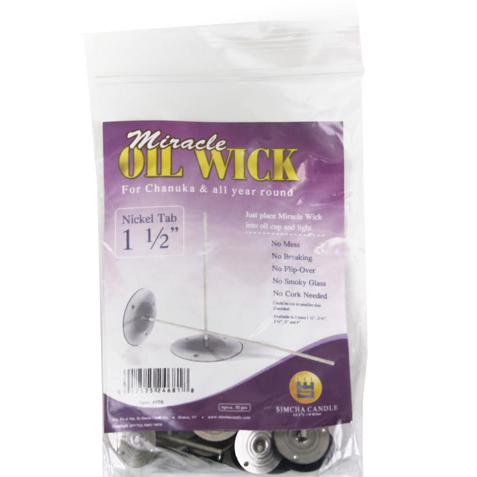 **Miracle Oil Wicks 1 1/2 Nickle 50 pc X