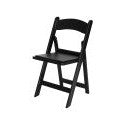 Chair - Rhino Classic Resin Folding - Black/Black Seat (4/Box)