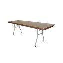 Table - 6'X30" Rhino Resin Banquet - Brown