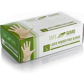 LATEX GLOVES POWDER FREE LARGE