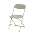 Chair - Rhino Plastic Folding - Neutral/Bone Seat (10/Box)