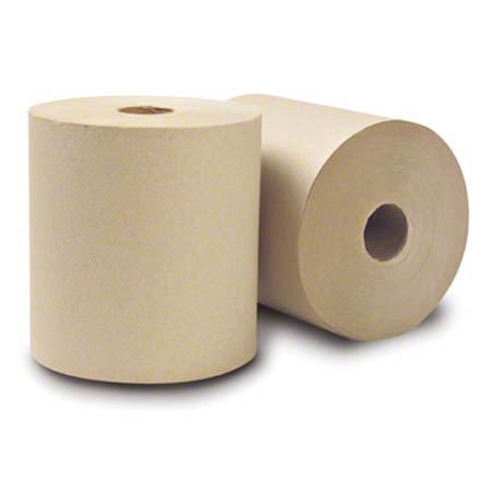 8" Natural Roll Towel 800 (6/cs)