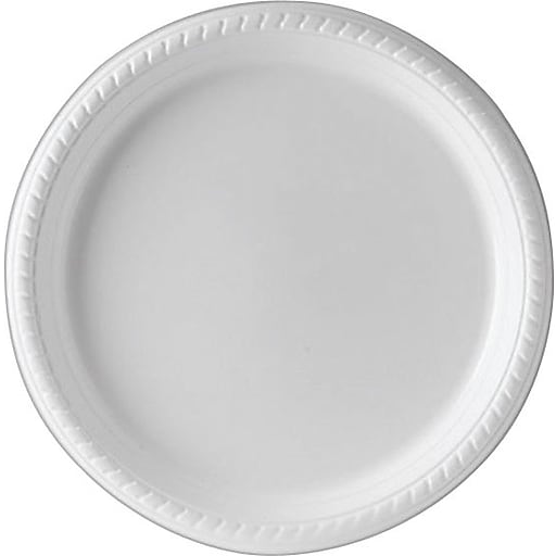 6 Plastic Plate 100 Pack (8/cs)