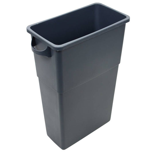 Thin Bin Container 23 Gallon Gray