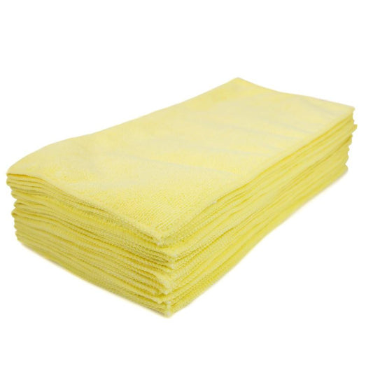 Microfiber Cleaning Cloth Yellow (12/pk)