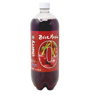 1 Liter Black Cherry Zero Soda case