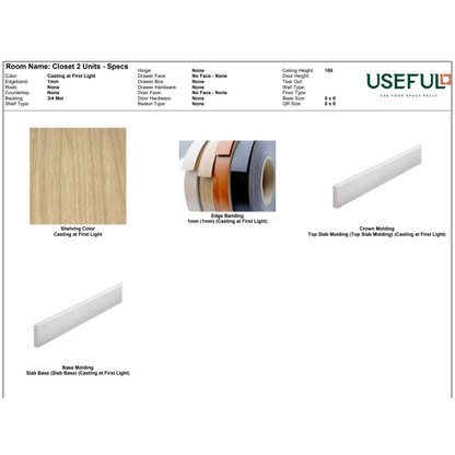 Closet 2 Units Casting at First Light / Brass