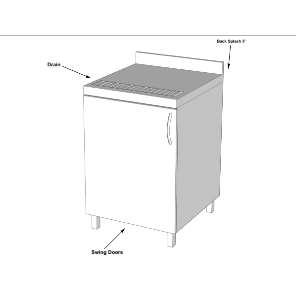 1 ea COFFEE STATION           Model No. CUSTOM CS1