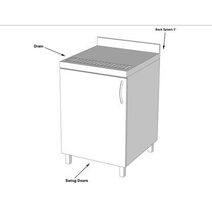 1 ea COFFEE STATION           Model No. CUSTOM CS1