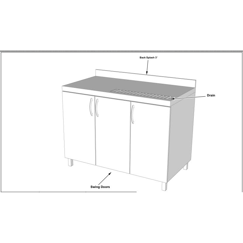 1 ea COFFEE STATION         Model No. CUSTOM CS3