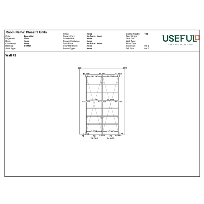 Closet 2 Units Casting at First Light / Brass