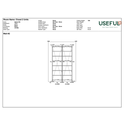 Closet 2 Units Casting at First Light / Brass