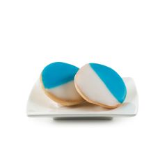 Mini Blue & White Cookie