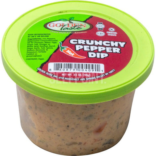 011021 HOT CRUNCHY PEPPER DIP 3.5 OZ