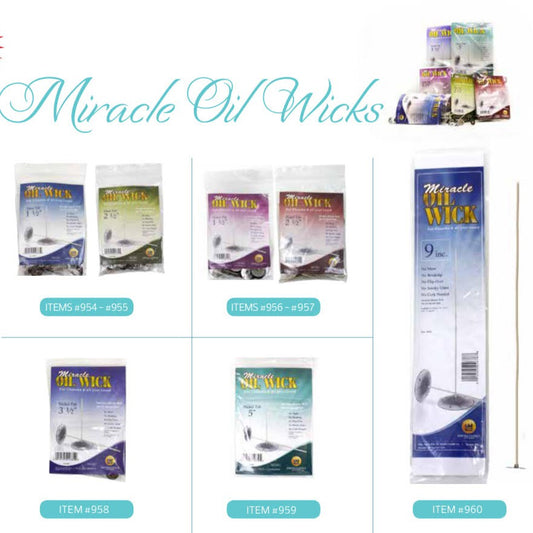 Miracle Oil Wicks 9 7 Days (6 X12pc.)