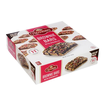 value pack brownie bars w/ sprinkles